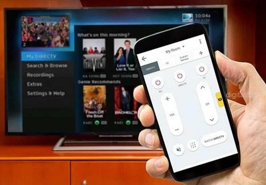 Приложение которым можно управлять телевизором. Смартфон управляет телевизором. управление телевизором с телефона. смартфон с функцией пульта ду. смартфон в качестве пульта ду.