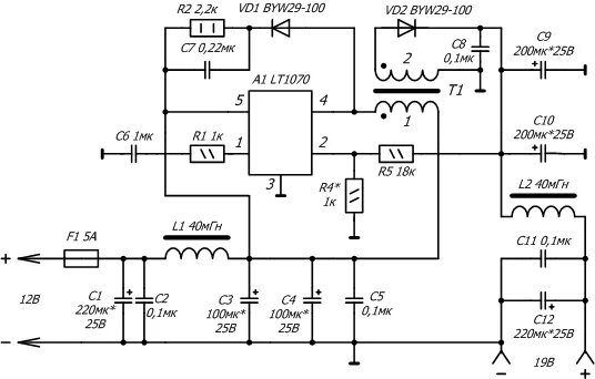 FAN6754 .VIPER17L - Схемы БП LCD, PDP TV - KenotronTV