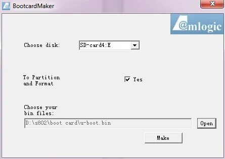 Amlogic card maker