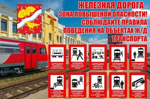 Зоны повышенной опасности железнодорожного транспорта