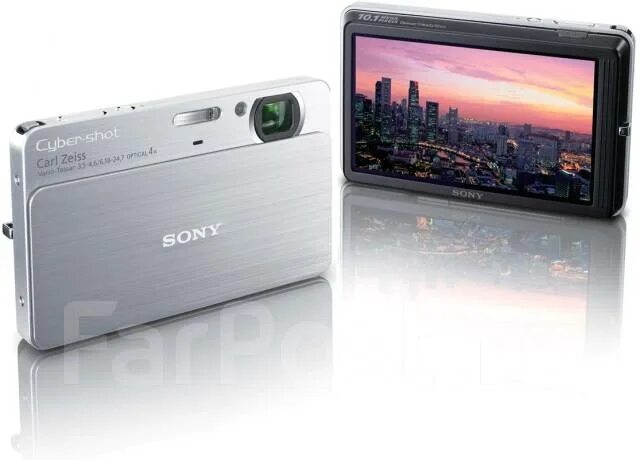 Фотоаппарат Sony Cyber-shot DSC-T99, серебристый - купить в интернет-магазине по