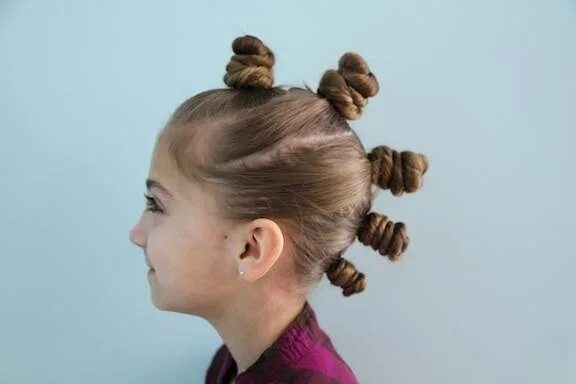 Прическа шишечки для девочки как сделать Pin on girls hairstyles