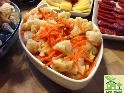 Маринованная капуста с овощами
