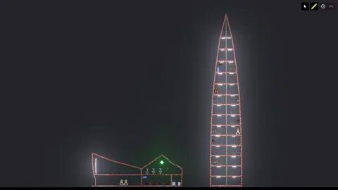 Лифт в лахта центре