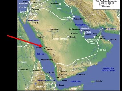 Африку и аравийский полуостров разделяет море