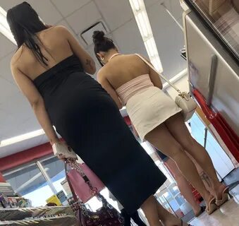 Two Latina THOT Friends In Tight SkirtDress And Heels 👠 