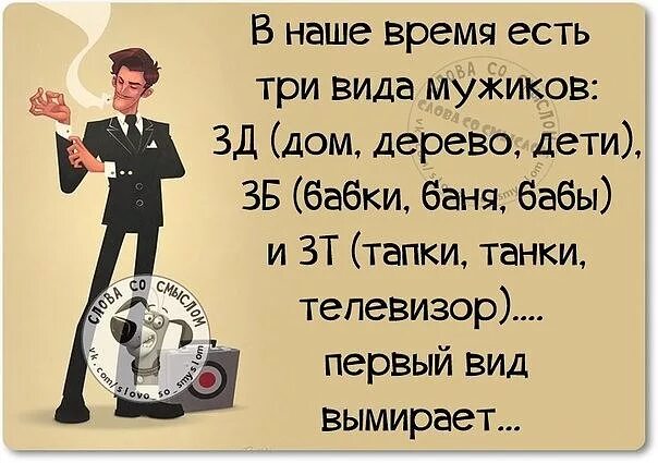 Существует 3 типа