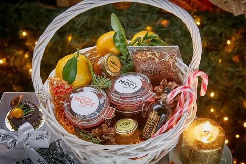 Подарок на новый год продукты