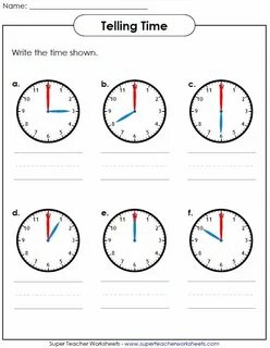 Tell time in english