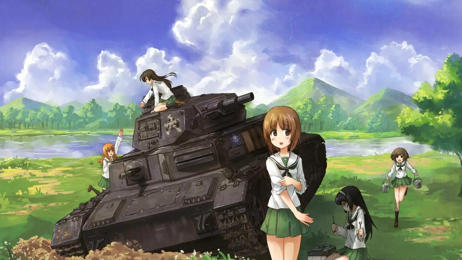 Аниме танкистки. Профессионал и танки. Профессионал и танки. Girls und panzer танк. Гёрл унд панцер.