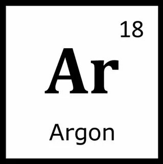 Аргон в химии