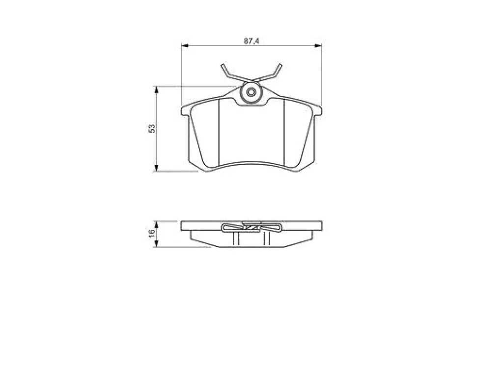 Bosch 0 986 495 231. Тормозные колодки Bosch 0986495226. Ate 13.0460-2819.2. Колодки 1623180580 partner.