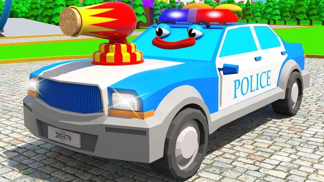 Сказка полицейскую машину