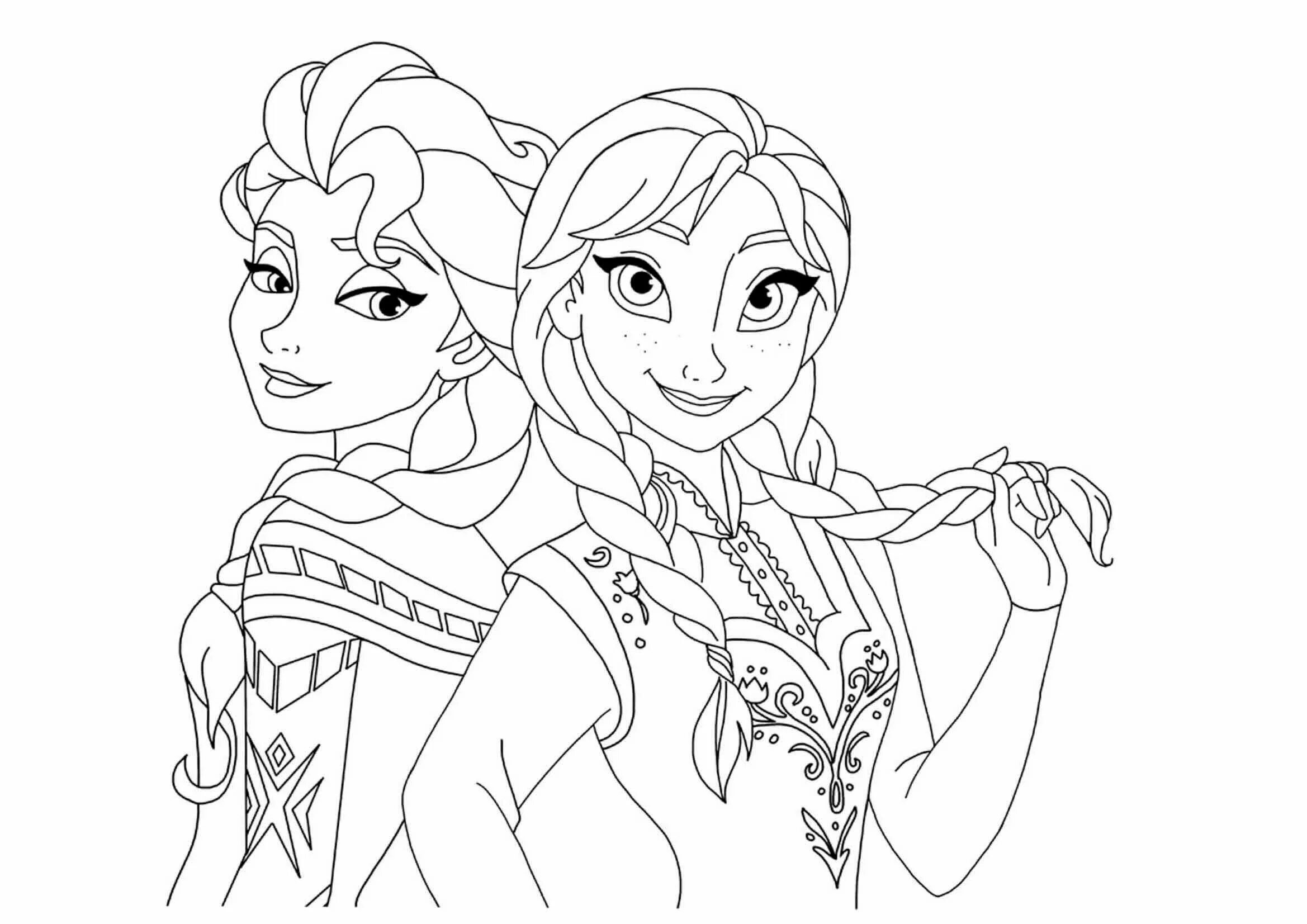 Frozen coloring