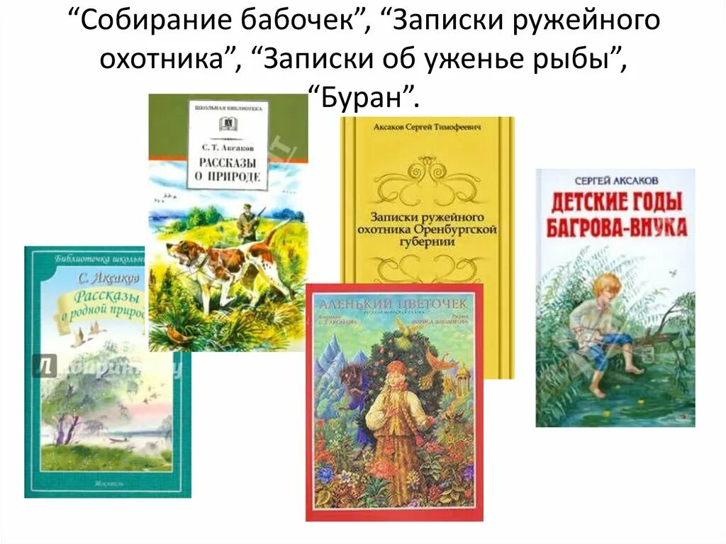 Аксаков собирание бабочек. Произведения Аксакова для детей.