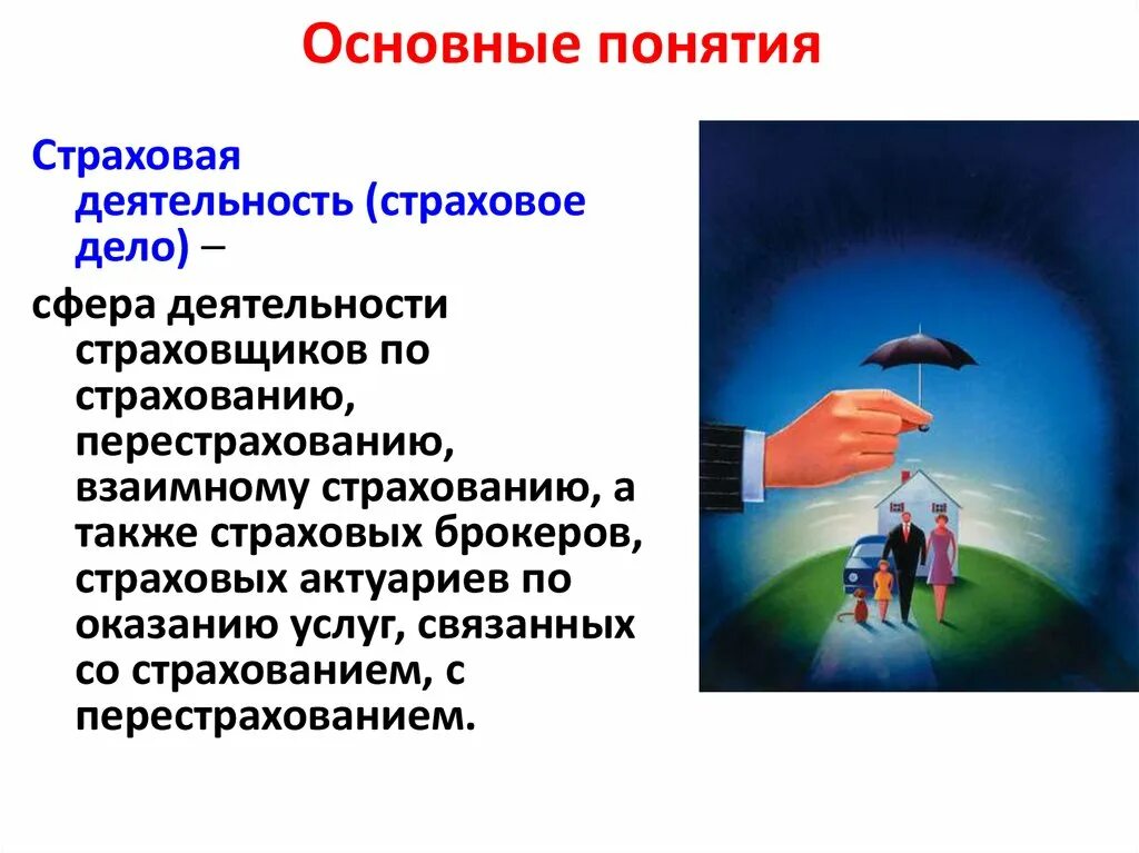 О страховании и страховой деятельности. Основные понятия в страховом деле. Основные понятия и термины страхования. Поле деятельности страховой деятельности. Основное поле деятельности страховой деятельности.