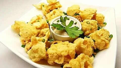 Брокколи и цветная капуста в кляре