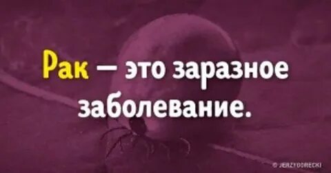 Рак заразен
