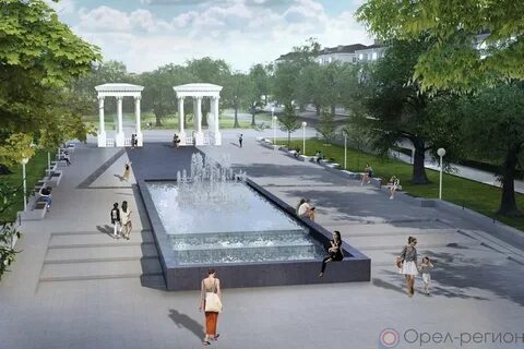Скверы города орла