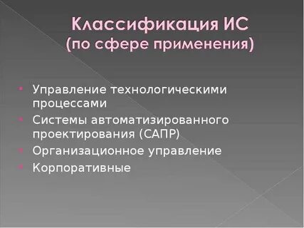 Сферы применения управления