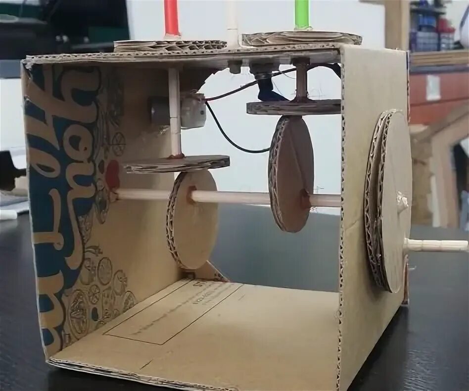 Что можно сделать из картона механизм How to make BIG Marble Run Machine at Home YouTube