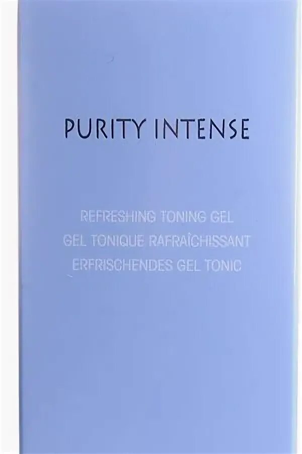 Intensive purifying gel