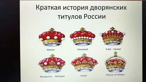 Дворянский титул западной европы. Дворянский титул западной европы