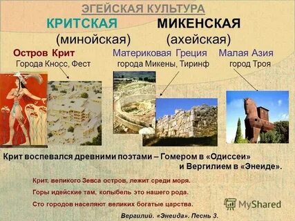 Микенская культура древней греции