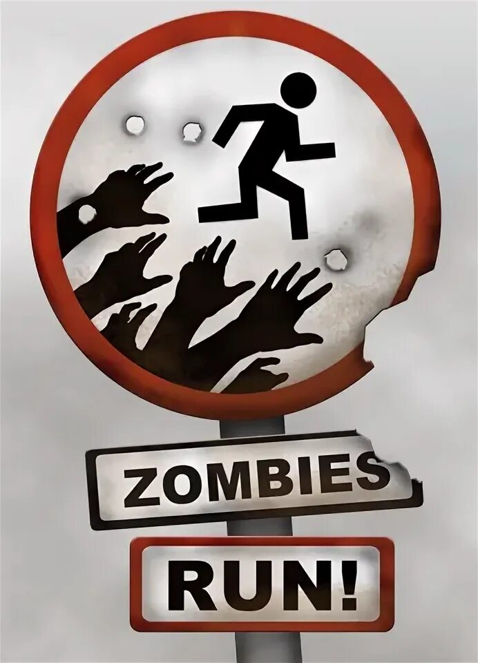 Zombies, Run!. Символ зомби. Run myself