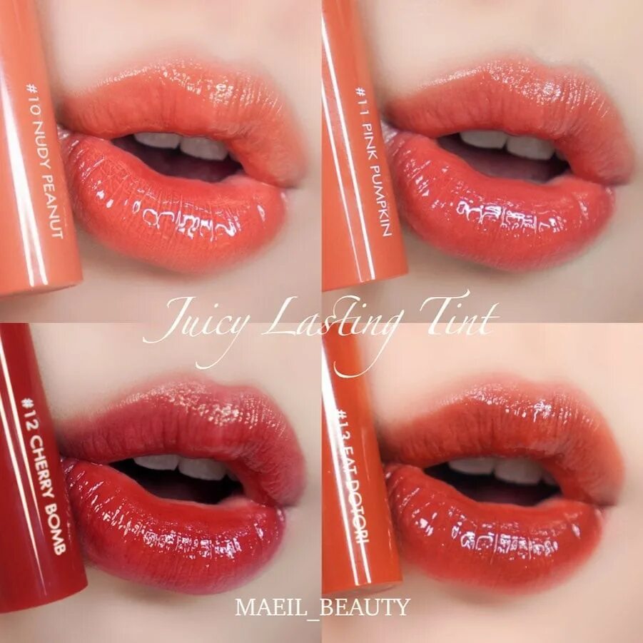 ROM ND juicy lasting Tint #19. ROM&ND juicy lasting Tint 12 Cherry Bomb. ROM&ND juicy lasting Tint 06. Figfig. ROM ND juicy lasting Tint 10. Rom nd глянцевый