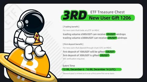 MEXC "ETF Treasure Chest" Event Update Announcement.
