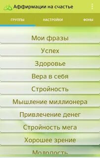Аффирмации для девушек на каждый