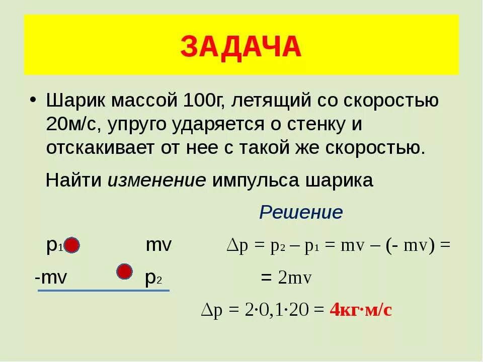 Рассчитайте импульс системы шаров. Задачи на изменение импульса. Задачи по нахождению импульса. Задачи на тему Импульс тела. Закон сохранения импульса.