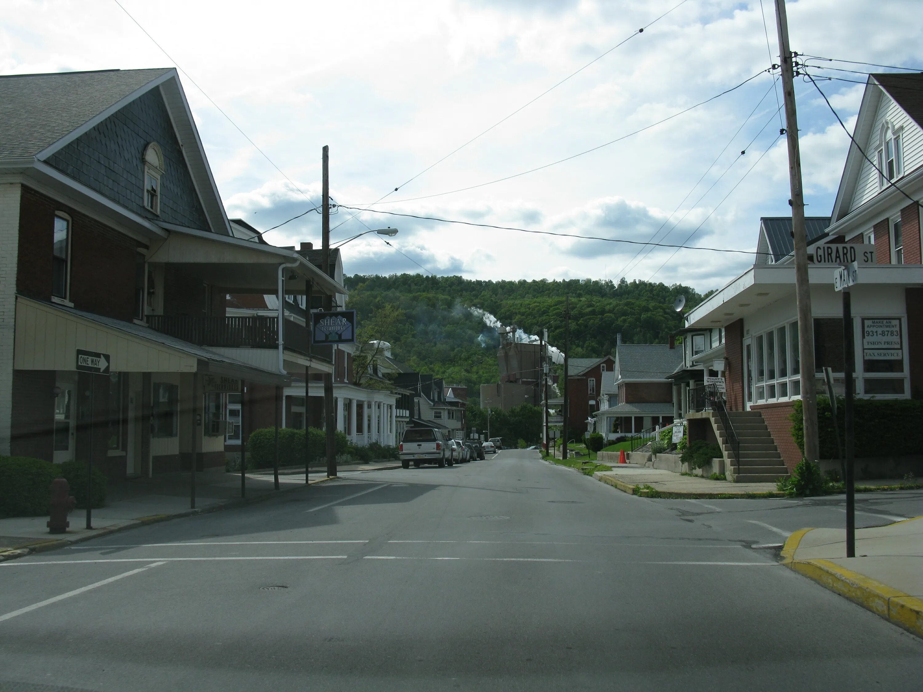 Алтуна Пенсильвания. Роар город в США. Roaring Spring, Pennsylvania.