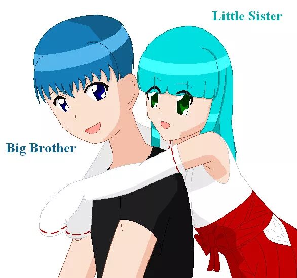 Sister suck brother. Big brother x little brother. Little brother, big sister Manga.