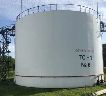 Цилиндрический стальной резервуар нефтепродуктов