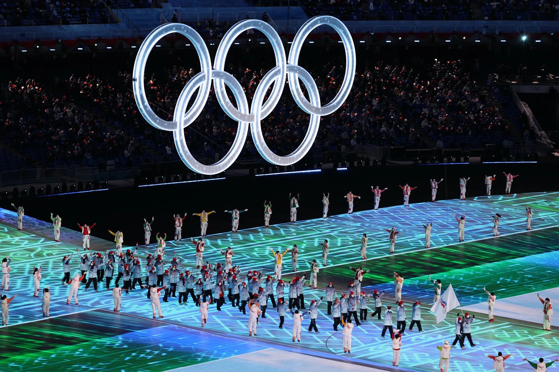 Сборная России на открытии олимпиады 2022. Зимние Олимпийские игры 2022 церемония открытия.