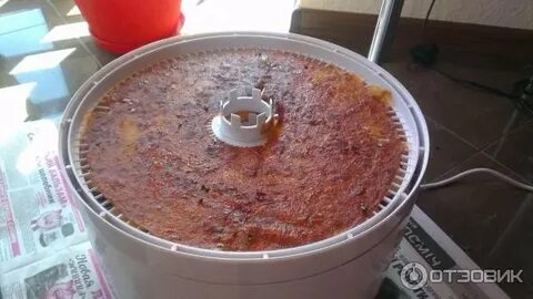 Фарш в сушилке для овощей
