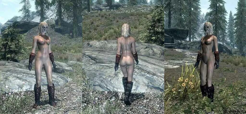 The Elder Scrolls V Мод Голая