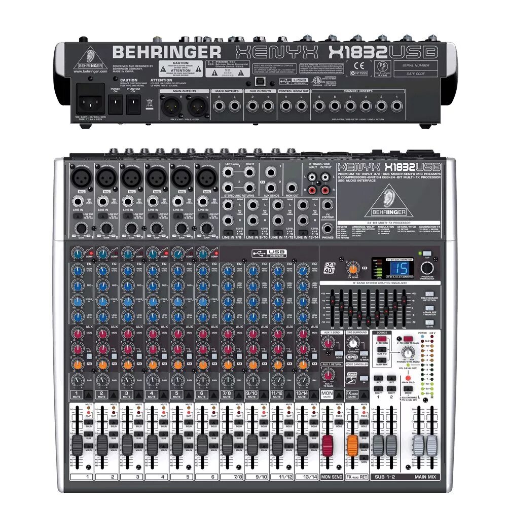 Behringer qx1832usb. Behringer qx1832usb