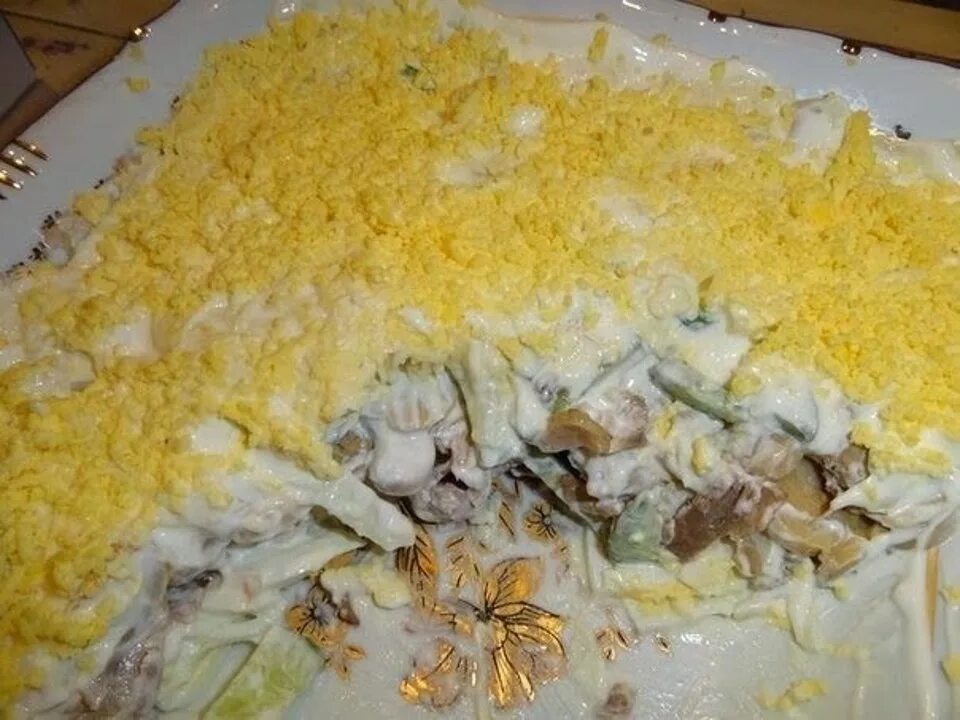 Грибы яйцо куриное филе