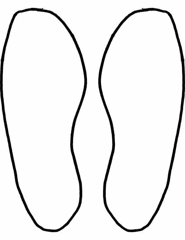След подошвы ноги. Отпечаток обуви контур. трафарет &quot;следы&quot;. трафарет следа ноги для вырезания. трафарет следов ног.