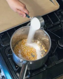 Попкорн на сковороде