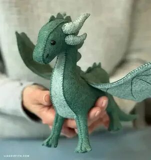 Как сшить дракона из фетра