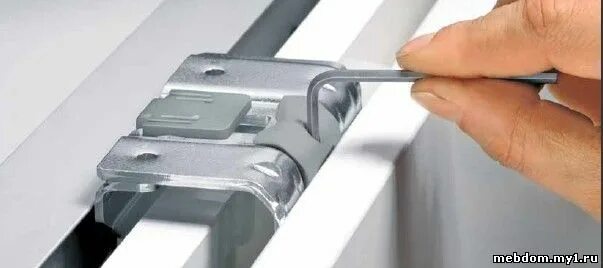 Как снять шкаф hettich Направляющие шариковые скрытого монтажа, L=300мм, с доводчиком, Boyard DB8881Zn/