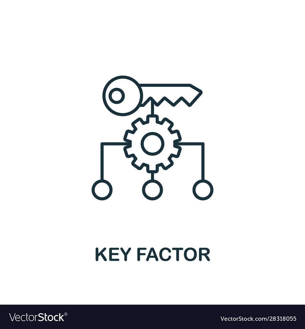 Key factor. Фактор иконка. Success Factors icon. Pedagogic Factors vector image.