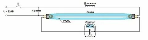 Бактерицидная лампа подключение