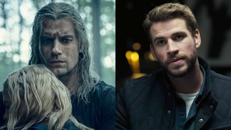 Почему ушел ведьмак. Лиам Хемсворт Witcher. Ведьмак Кавилл. Henry Cavill Witcher Liam. Лиам Хемсворт Геральт.