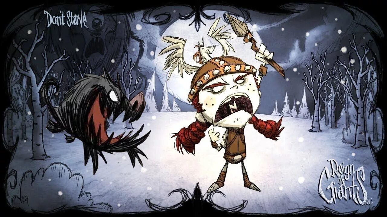 Dont la. Don't Starve together Вигфрид. Вигфрид ДСТ. Вигфрид в don't Starve. Don't Starve together Вигфрид арт.