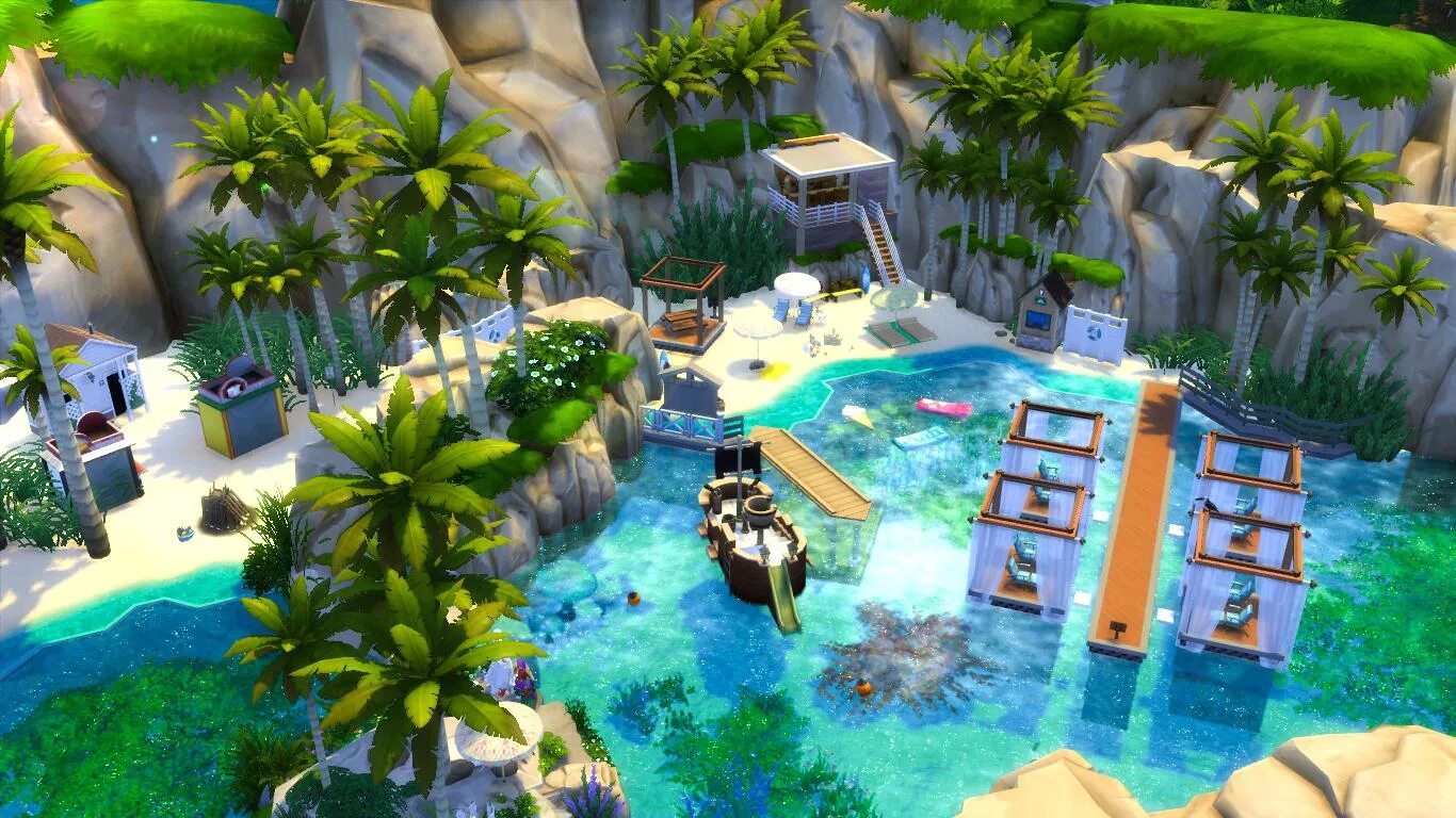 Sims 4 острова. Пляж сулани симс 4. Sims 4 reef finery. Исла парадисо симс 3. Assassin's creed 4 остров.
